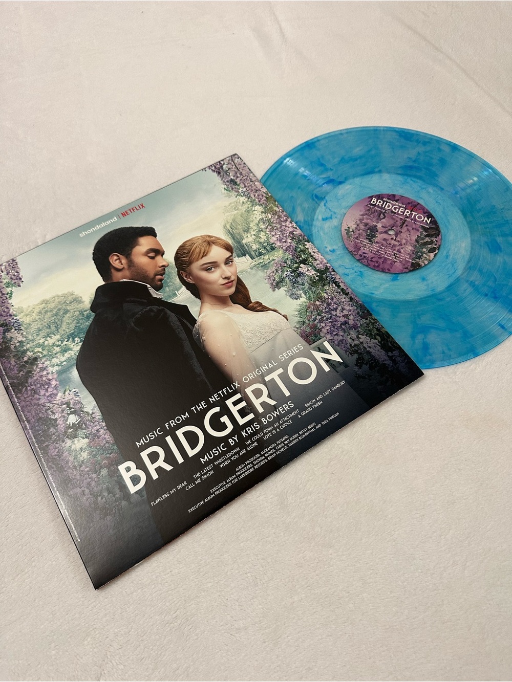 Bridgerton Blue Marble Vinyl Record - Official Soundtrack